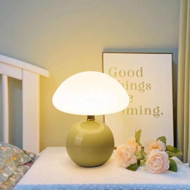 Soft Mushroom Table Lamp - Warm Cream Bedroom Light