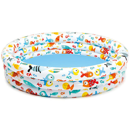 Colorful Inflatable Baby Pool Set with Ring and Ball - Befez