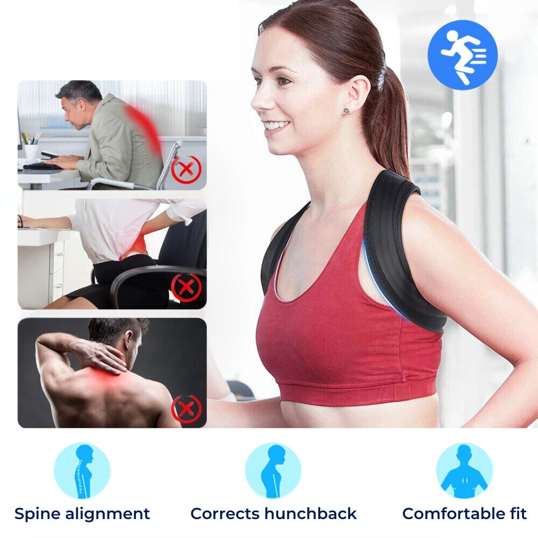 Comfortable Back Support Brace for Pain Relief