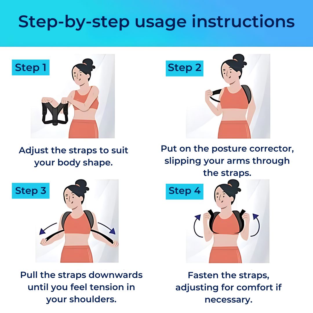 Comfort Posture Corrector Back Support Brace