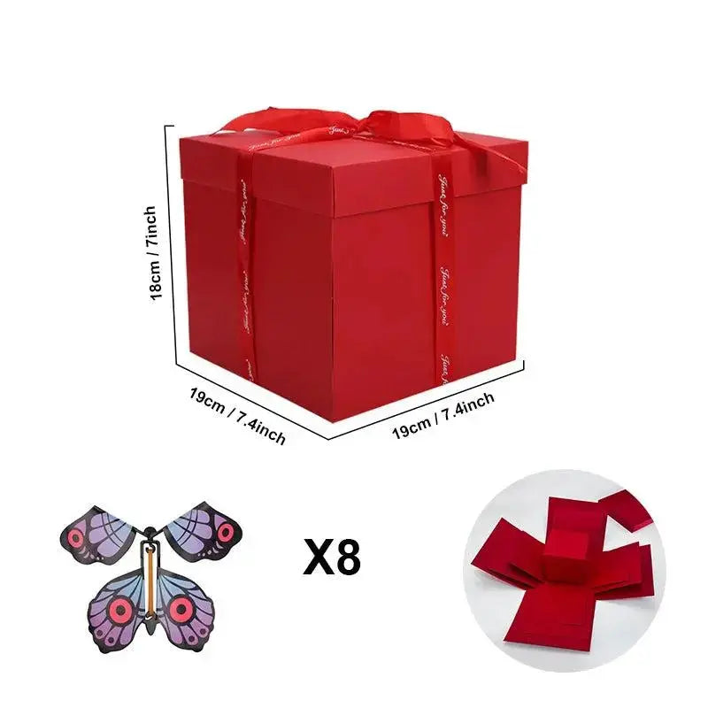 Customizable Memory Box with Free Butterfly Surprises - Befez
