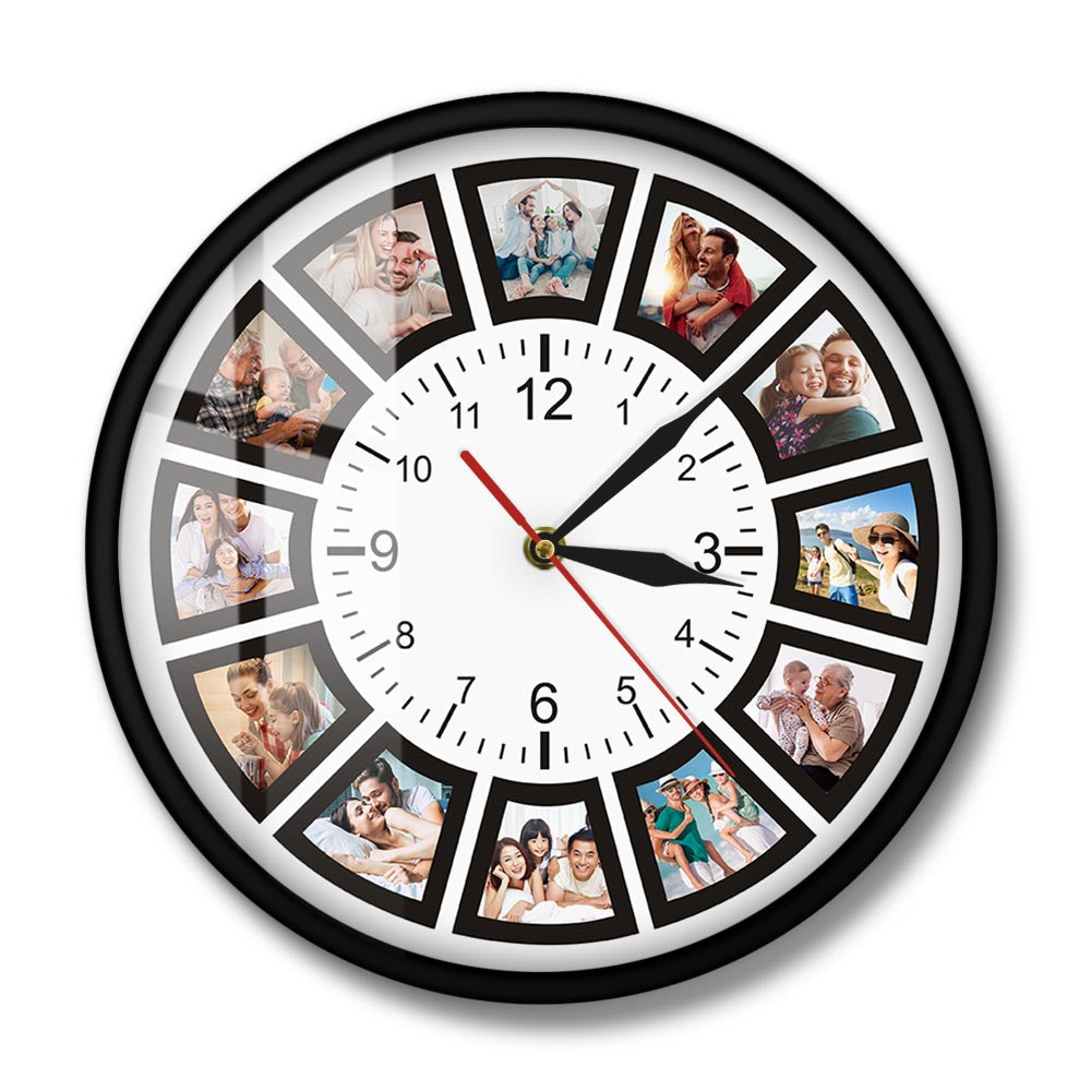 Customizable Picture Frame Wall Clock