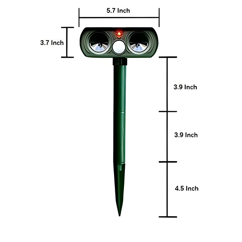 Outdoor Solar Pest Repeller Motion Sensor