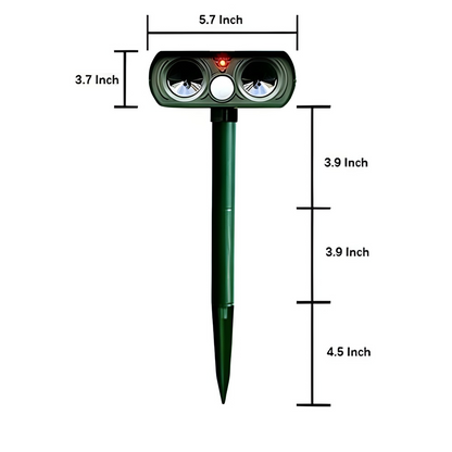 Outdoor Solar Pest Repeller Motion Sensor