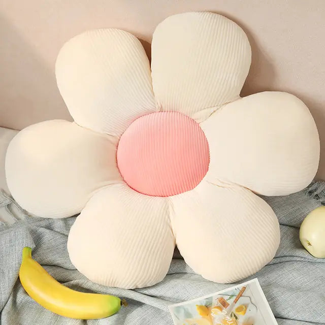 Soft Floral Patterned Chair Cushion