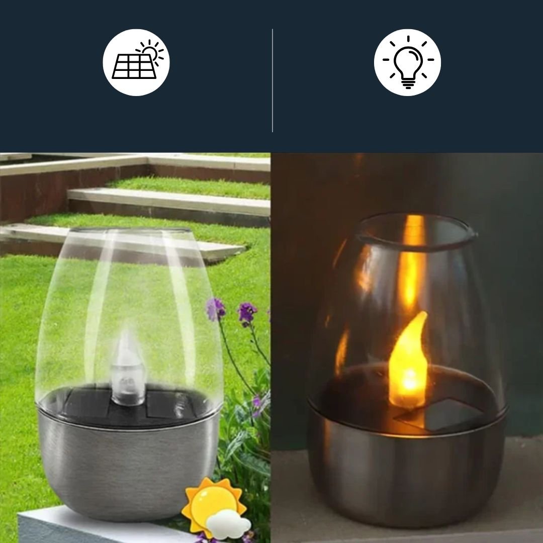 Solar Powered Outdoor Garden Lantern