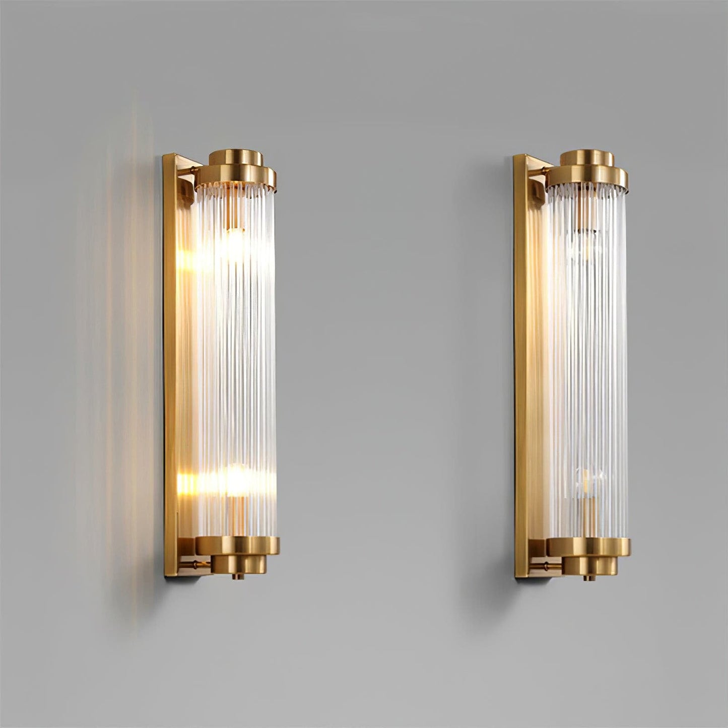 Classic Glass LED Wall Light in Vintage Design