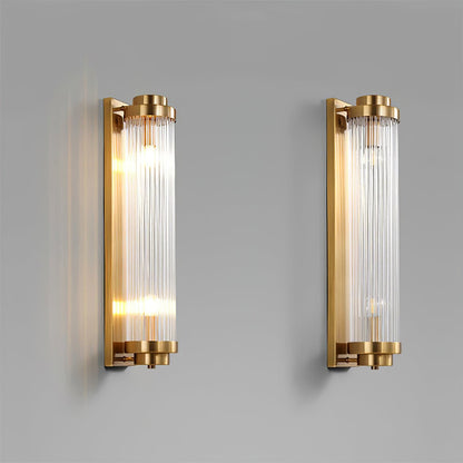 Classic Glass LED Wall Light in Vintage Design