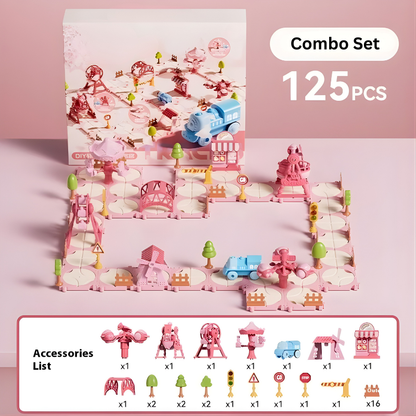 Colorful Mini City Playset