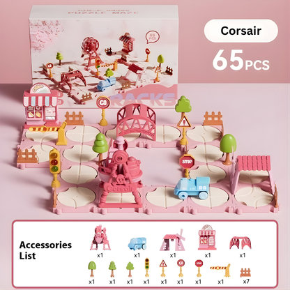 Colorful Mini City Playset