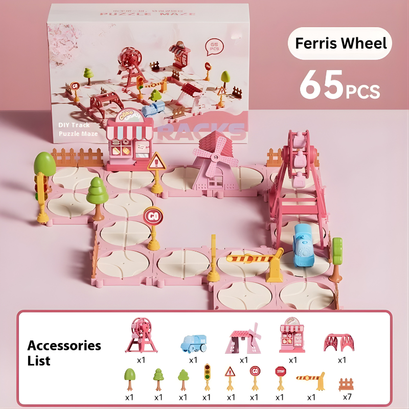 Colorful Mini City Playset