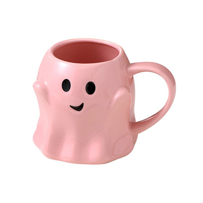 Spooky White Ceramic Mug