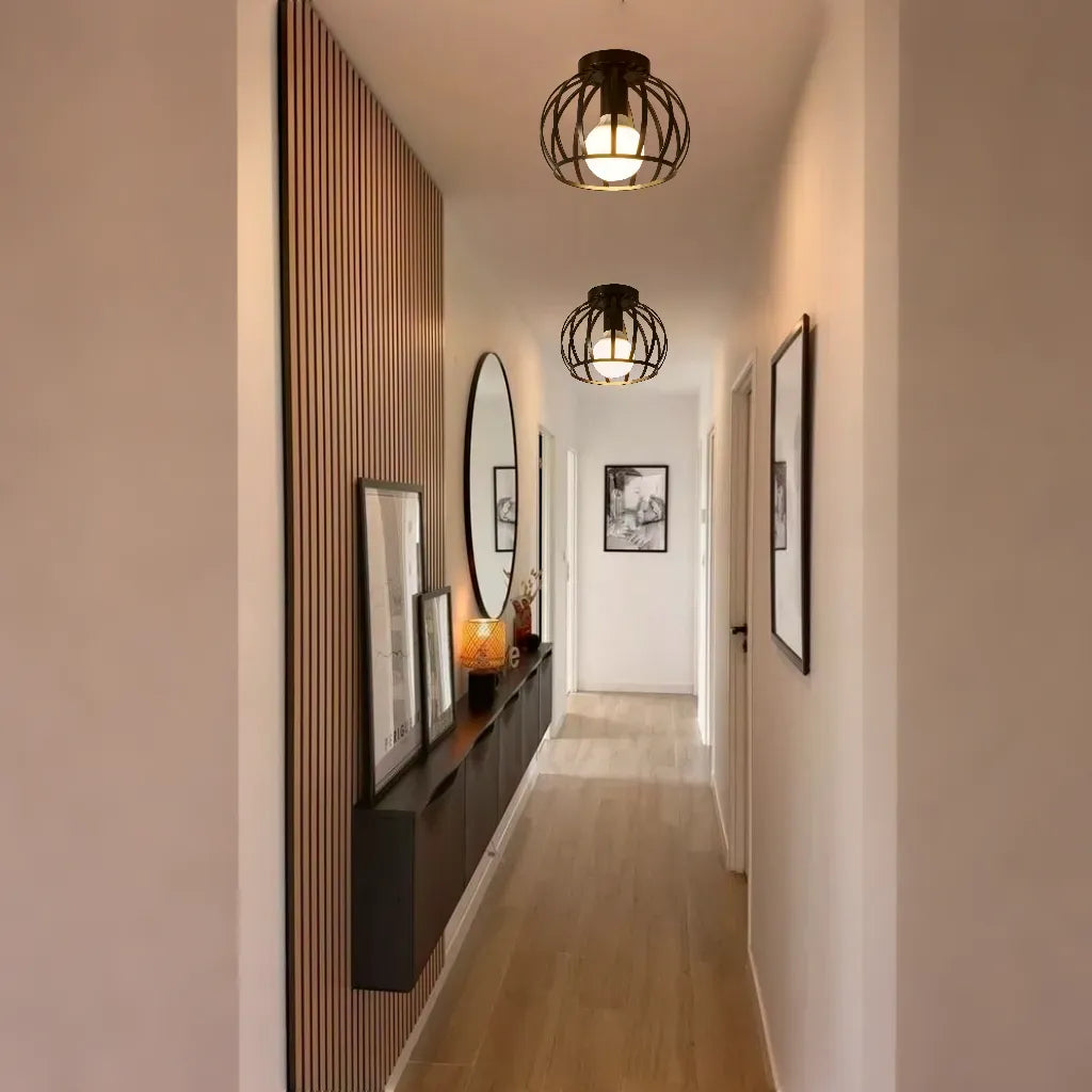 Edgy Metal Ceiling Light Fixtures