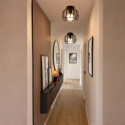 Edgy Metal Ceiling Light Fixtures