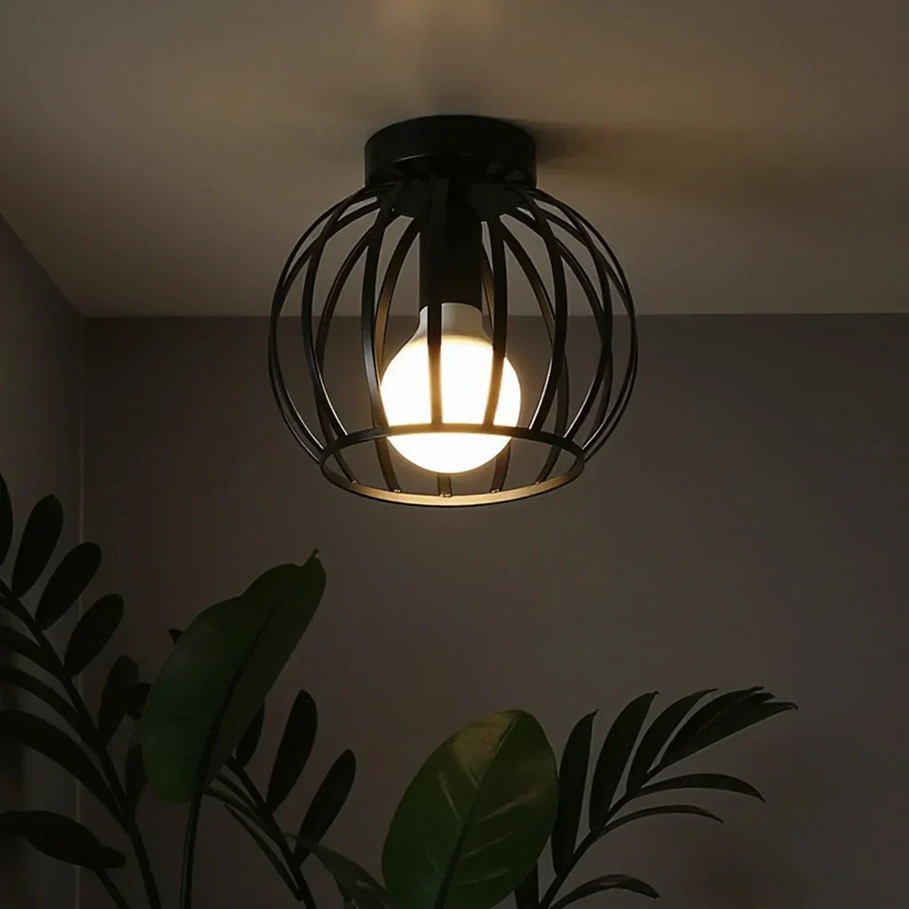 Edgy Metal Ceiling Light Fixtures