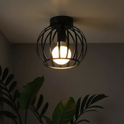 Edgy Metal Ceiling Light Fixtures