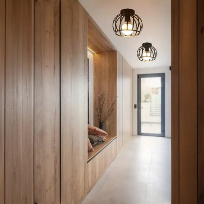 Edgy Metal Ceiling Light Fixtures