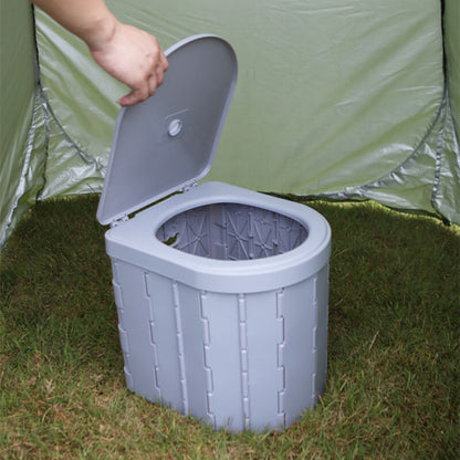 Compact Collapsible Travel Toilet