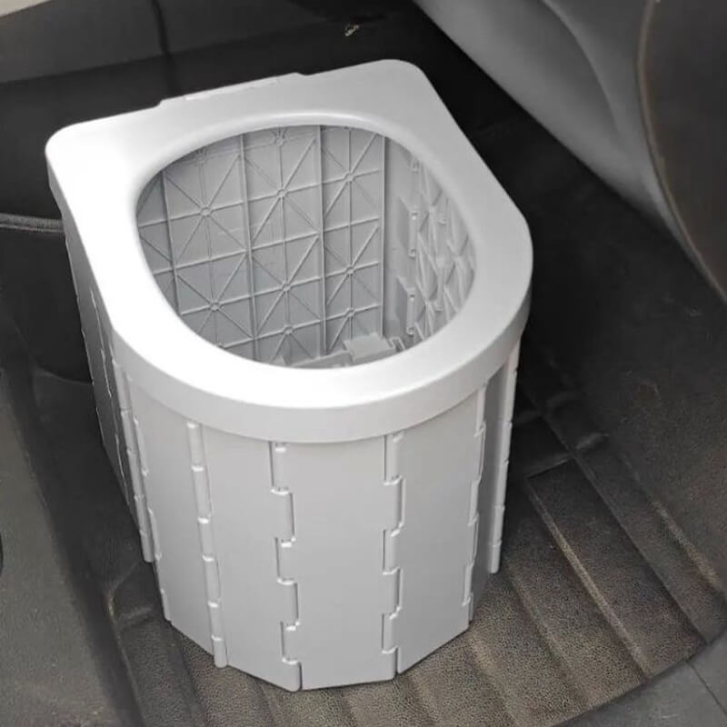 Compact Collapsible Travel Toilet