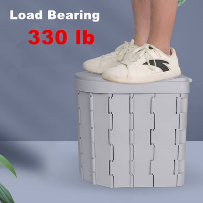 Compact Collapsible Travel Toilet