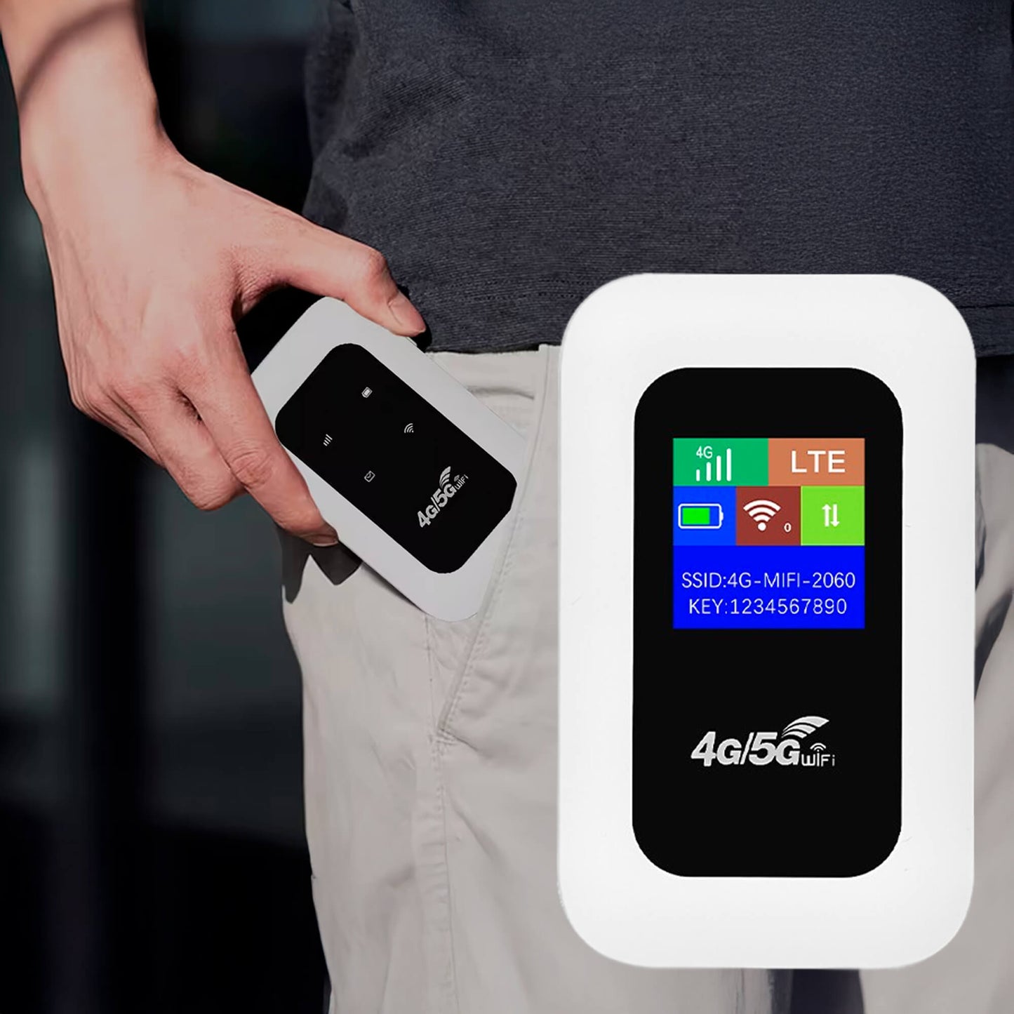 Compact 5G Mobile Wi-Fi Hotspot | Fast Secure Internet
