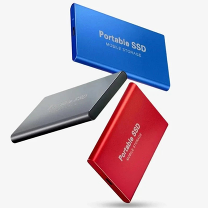 Compact USB C External Aluminum SSD Drive