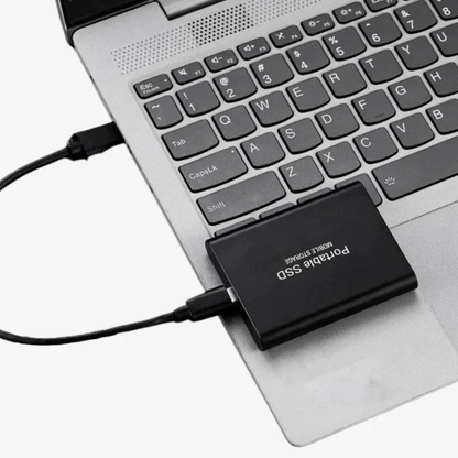 Compact USB C External Aluminum SSD Drive