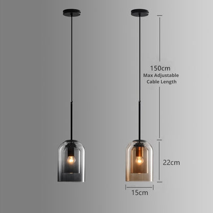 Clear Glass Hanging Ceiling Light