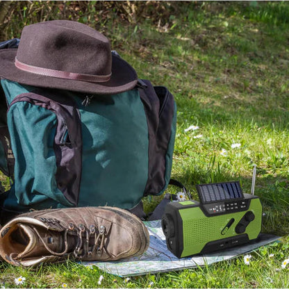 Portable Solar Powered Emergency Radio