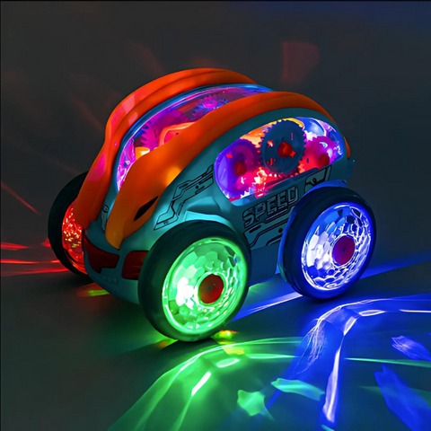 Turbo Speed Stunt Car with LED Lights and Sound