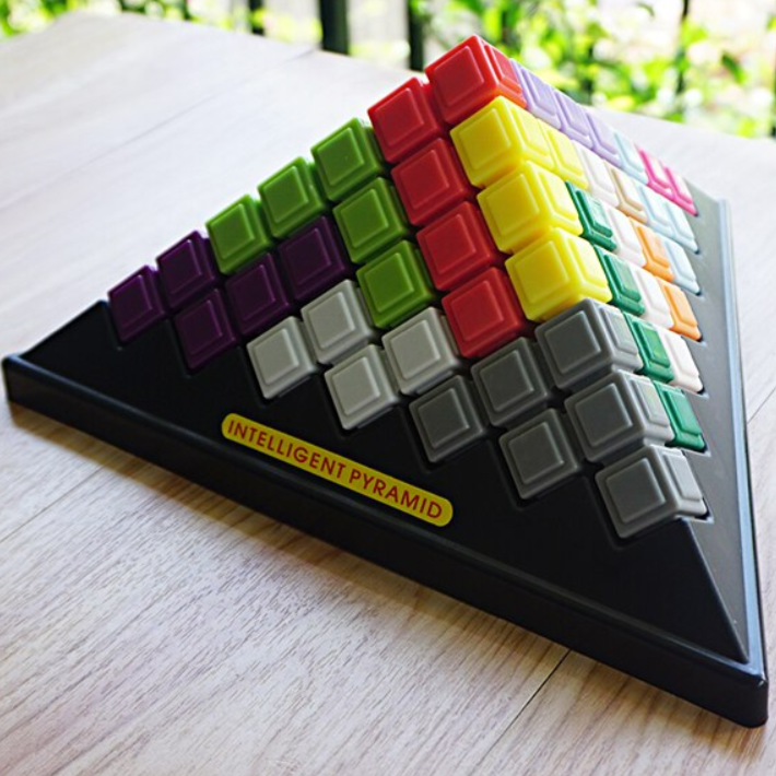 Smart 3D Pyramid Construction Blocks Toy