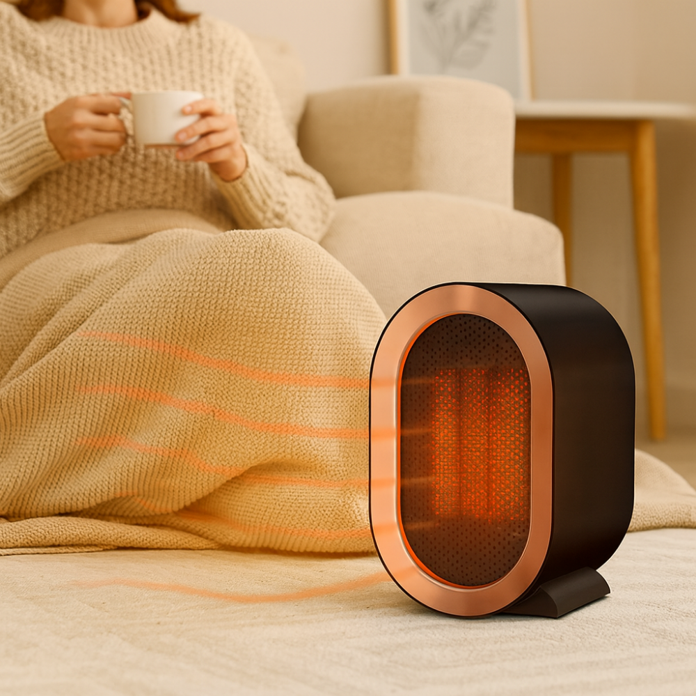 Compact Fast Heating Electric Space Heater for Home Office - Befez