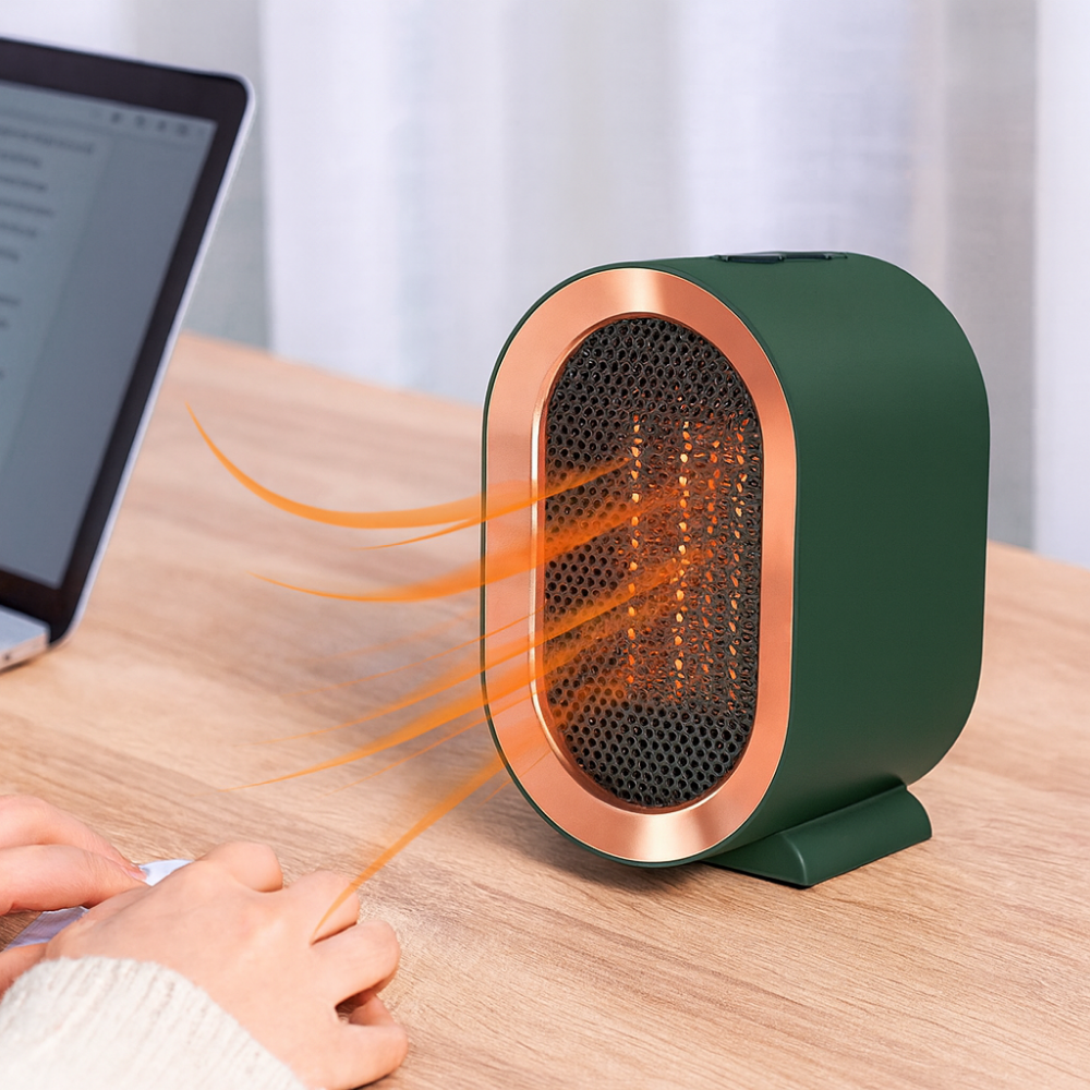 Compact Fast Heating Electric Space Heater for Home Office