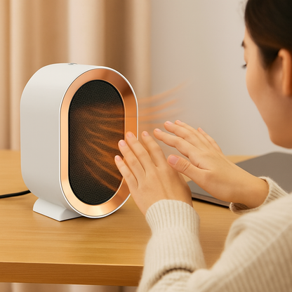 Compact Fast Heating Electric Space Heater for Home Office