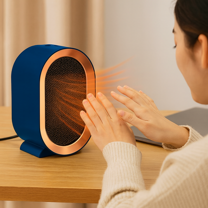 Compact Fast Heating Electric Space Heater for Home Office