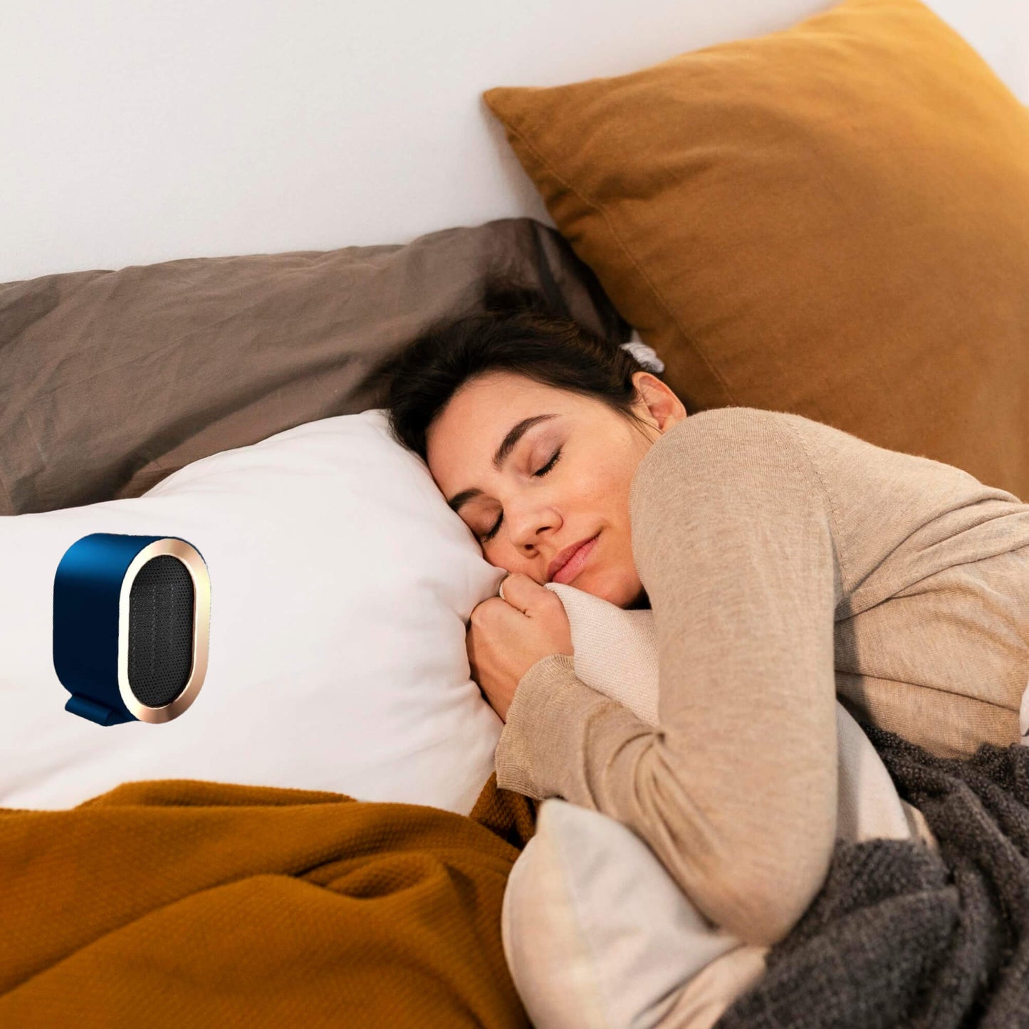 Compact Fast Heating Electric Space Heater for Home Office