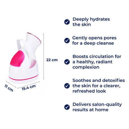 Advanced Facial Steamer for Deep Hydration and Pore Cleansing
