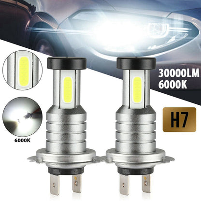 Bright 4x H7 LED Car Headlight Bulbs