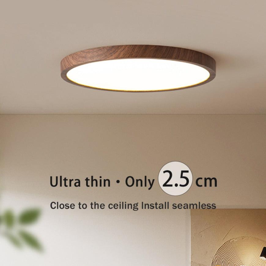 Stylish Round Ceiling Light with Dimmable LED