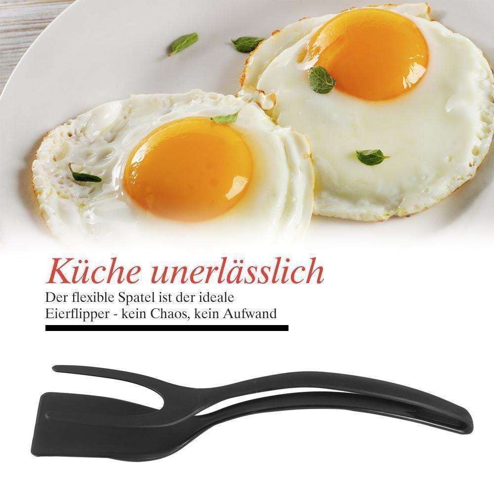 2-in-1 Silicone Tongs and Flexible Spatula