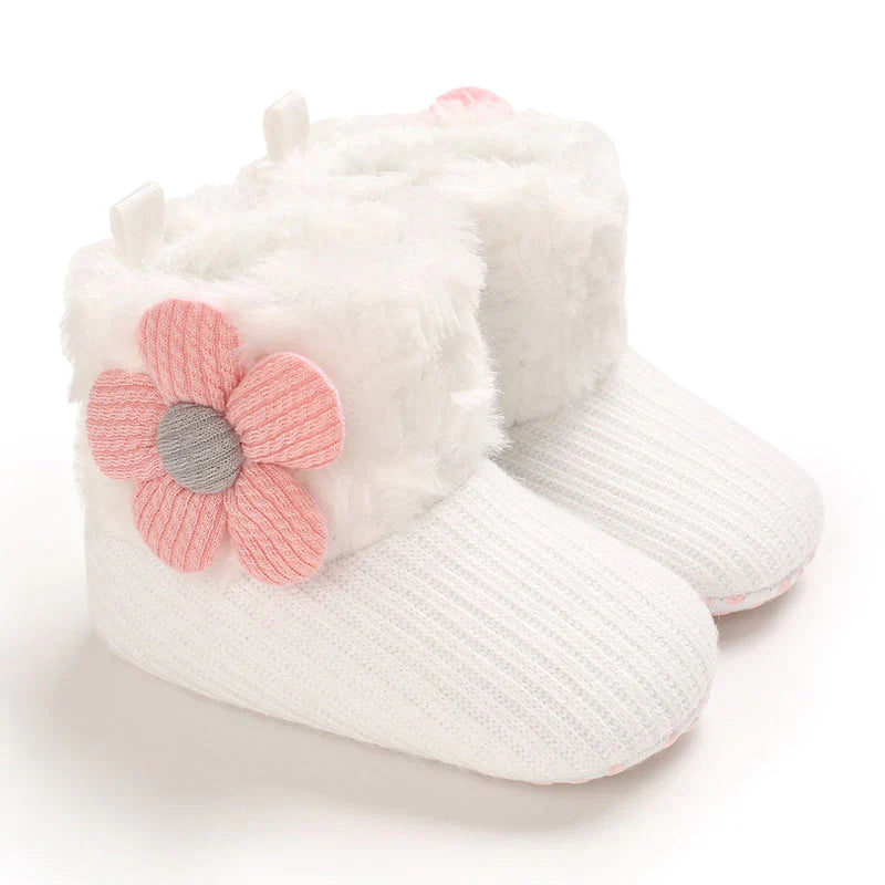 Cozy Baby Snow Boots - Soft Plush Non Slip Footwear