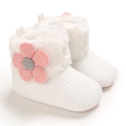 Cozy Baby Snow Boots - Soft Plush Non Slip Footwear