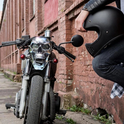 Cool LED Bike Skull Light with Glow Eyes