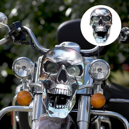Cool LED Bike Skull Light with Glow Eyes
