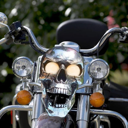 Cool LED Bike Skull Light with Glow Eyes