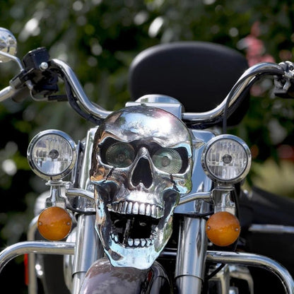 Cool LED Bike Skull Light with Glow Eyes