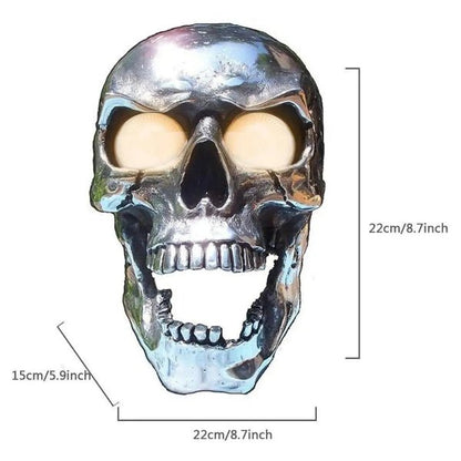 Cool LED Bike Skull Light with Glow Eyes
