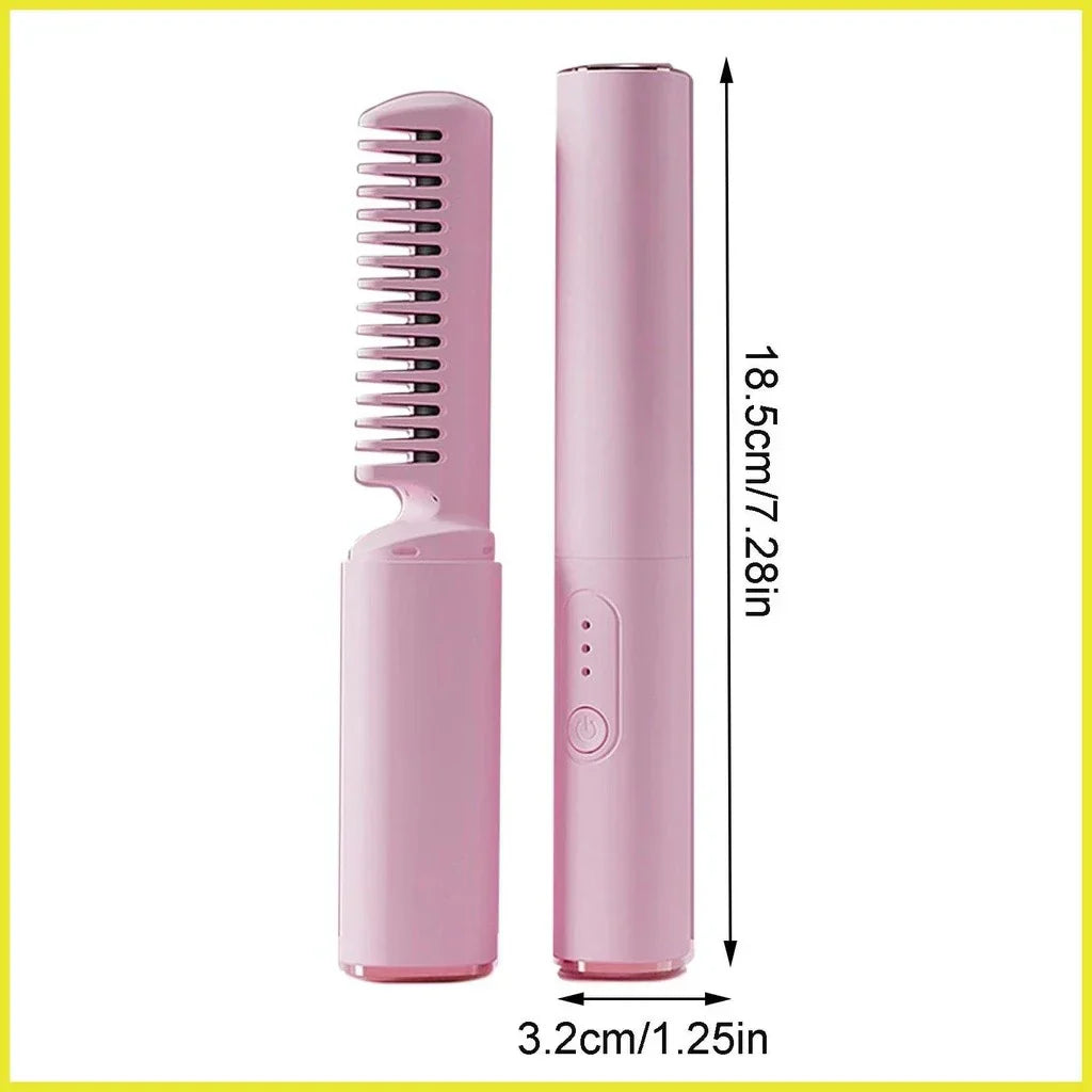 Glatzza Mini Hair Brush for Frizz Free Styling