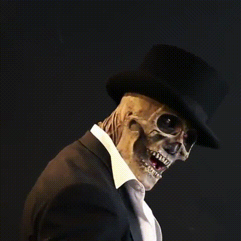 Spooky Skull Halloween Mask for Adults