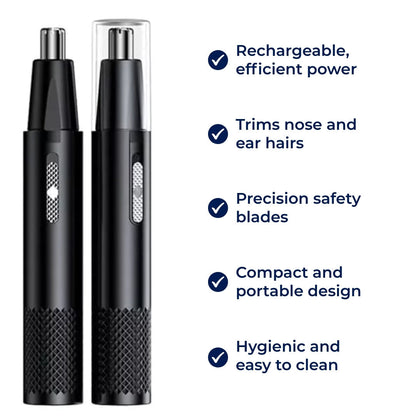 Compact Nose Ear Trimmer for Men Women